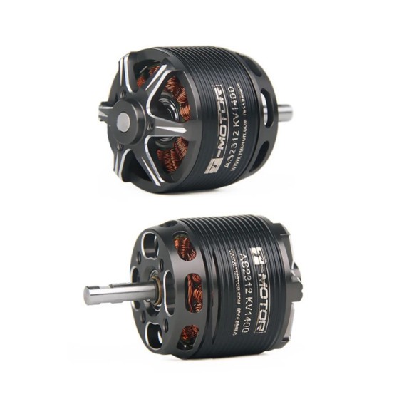 Hot Sales T-MOTOR AS 2312 Long Shaft 1150KV 1400KV 3S 4S 357W Brushless Motor for Fixed Wing Aircraft Small 3D RC Drone